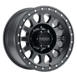 Method Wheels MR31589087518 FITS:Method MR315 18x9 +18mm Offset 8x170 130.81mm CB Matte Black Wheel Wheels Cast