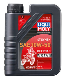 LIQUI MOLY 20078 FITS: 1L Motorbike 4T Synth SAE 10W50 Offroad Race Motor Oils
