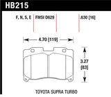 Hawk 93-98 Toyota Supra TT HT-10 Race Front Brake Pads