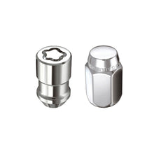 Load image into Gallery viewer, McGard 84557 FITS: 5 Lug Hex Install Kit w/Locks (Cone Seat Nut) M12X1.5 / 13/16 Hex / 1.5in. Length Chrome Lug Nuts