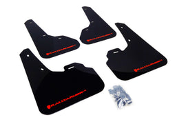 Rally Armor MF17-UR-BLK/RD FITS: 10-13 Mazda3/Speed3 (Hatch/Sedan) Black UR Mud Flap w/Red Logo Mud Flaps