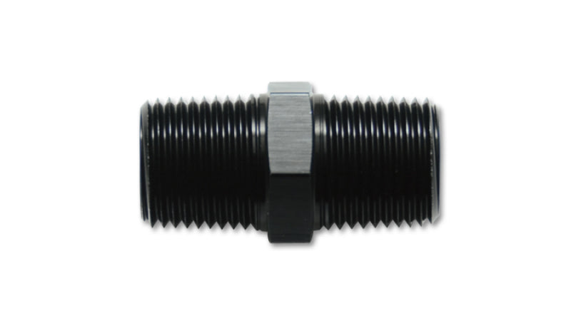 Vibrant 10370 FITS: 1/8in NPT x 1/8in NPT Straight Union Pipe Adapter Fitting Aluminum Fittings