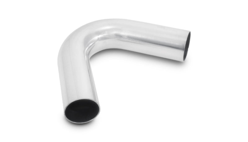 Vibrant 2827 FITS: 3in O.D. Universal Aluminum Tubing (120 degree Bend) Polished Aluminum Tubing
