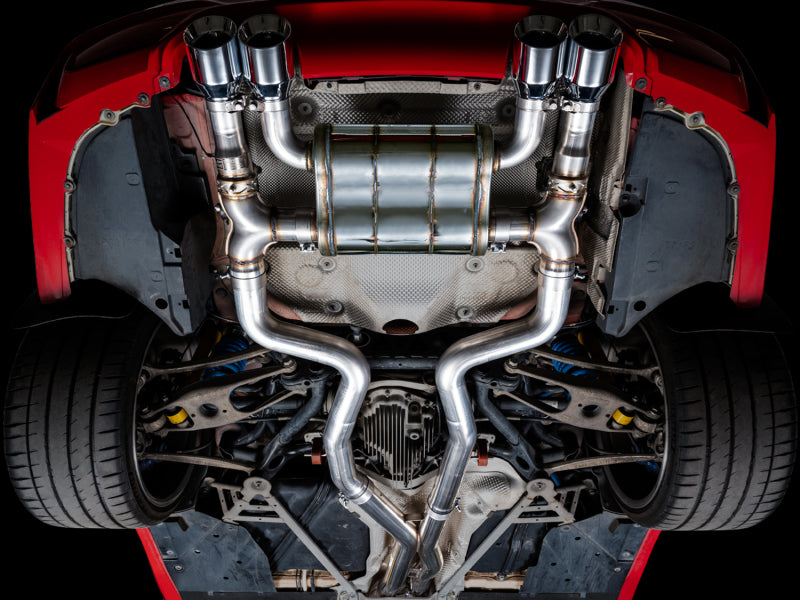 AWE Tuning 3025-42070 FITS: BMW F8X M3/M4 SwitchPath Catback Exhaust Chrome Silver Tips