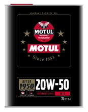Load image into Gallery viewer, Motul 110621 FITS: 20W50 Classic Performance Oil 10x2L Motor Oils