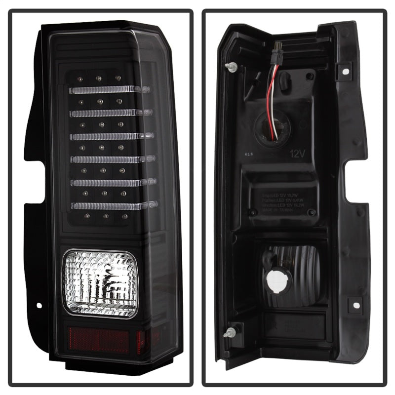SPYDER 5017697 FITS:xTune Hummer H3 06-09 ( Non H3T ) LED Tail Lights Black ALT-ON-HH306-LED-BK Tail Lights