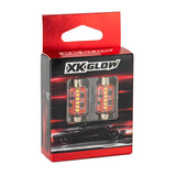 XKGLOW XK-FT31-W FITS:XK Glow White Festoon Error Free Ultra Bright LED Bulbs w/ Built-in Canbus 2pc 31mm Bulbs
