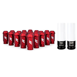 Mishimoto MMLG-15-20LRD FITS: Aluminum Locking Lug Nuts M12x1.5 20pc Set Red Lug Nuts
