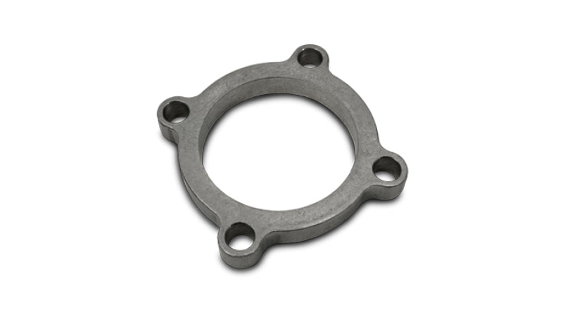 Vibrant 14390 FITS: GT series / T3 Discharge Flange (4 Bolt) with 2.5in Inlet ID Mild Steel 1/2in Thick Flanges