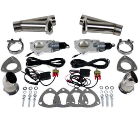 Granatelli Motor Sports 307525K FITS:Granatelli 2.5in Stainless Steel Electronic Dual Exhaust Cutout Exhaust Cutouts