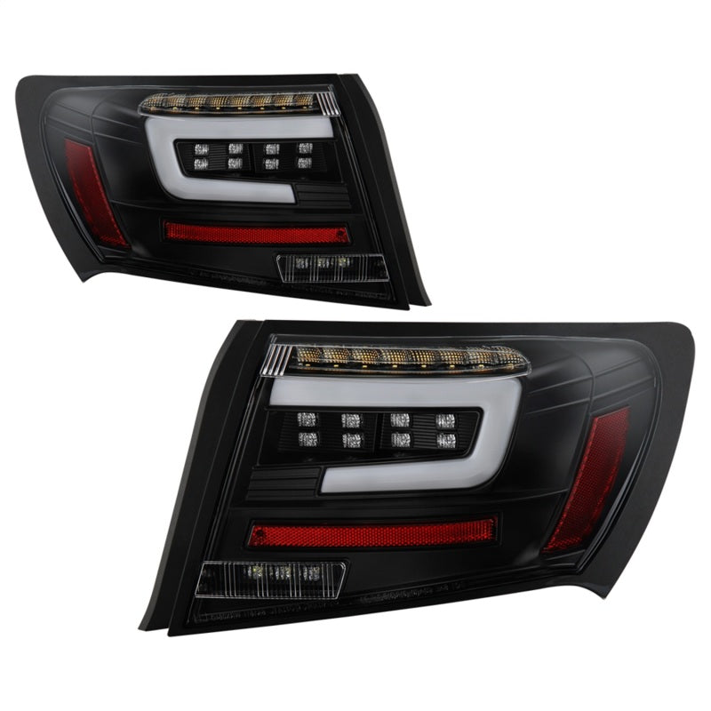 SPYDER 5087966 FITS: 08-11 Subaru Impreza WRX 4DR LED Tail Lights Black ALT-YD-SI084D-LED-BK Tail Lights