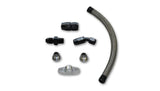 Vibrant 10280 FITS: Univ Oil Drain Kit incl 12in Teflon lined S.S. hose Fitting Oil Line Kits