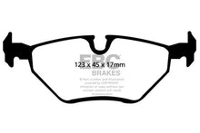 Load image into Gallery viewer, EBC DP51289NDX FITS: 99-02 BMW Z3 Bluestuff Rear Brake Pads Brake Pads Racing