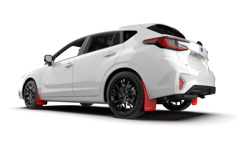 Rally Armor MF105-UR-BLK-RD FITS: 24-25 Subaru Impreza Black UR Mud Flap w/ Red Logo Mud Flaps