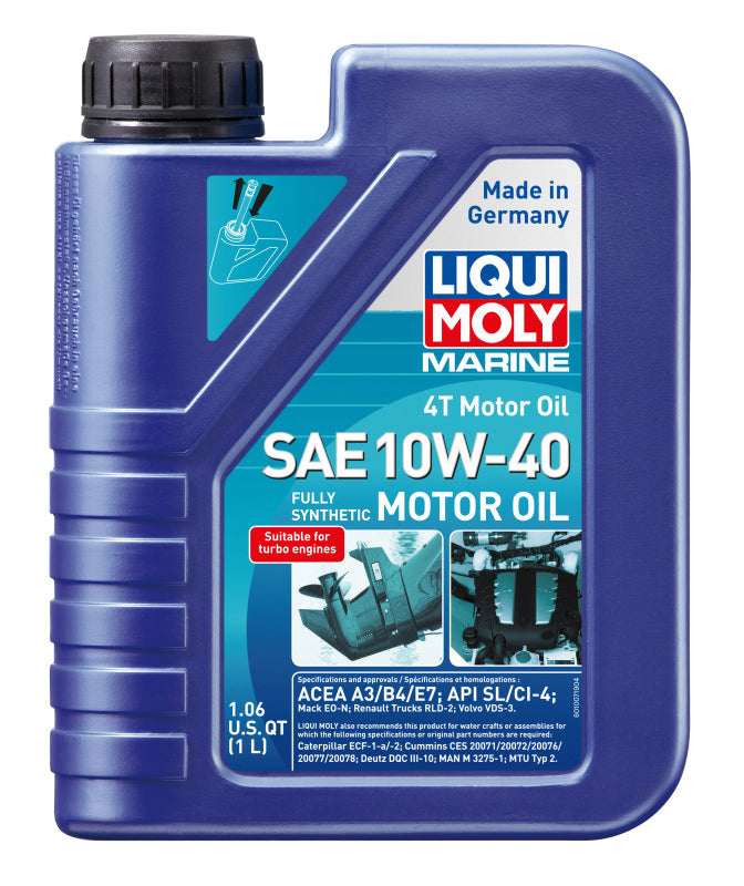 LIQUI MOLY 20506 FITS: 1L Marine 4T Motor Oil SAE 10W40 Motor Oils