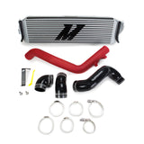 Mishimoto MMINT-CTR-17KSLWRD FITS: Intercooler Kits FITS: 2017+ Honda Civic Type R Intercooler Kit Silver Intercooler Red Piping Intercooler Kits