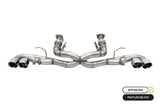 CORSA Performance 21102 FITS: 20-25 Corvette C8 3in Xtreme Cat-Back Exhaust 4.5in Pol Quad Tips Integrates stock AFM Valve Catback