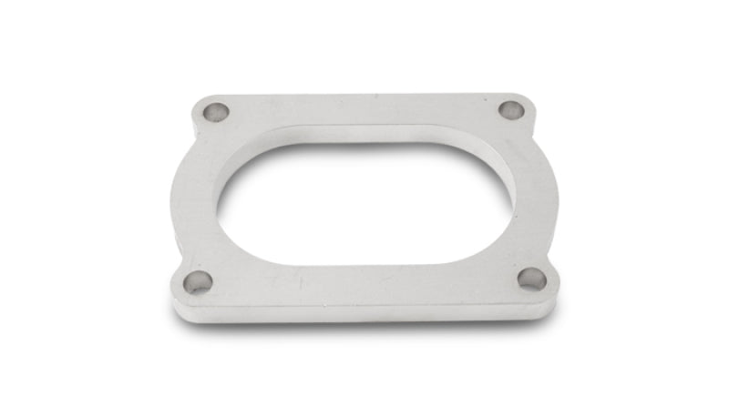 Vibrant 13175S FITS: T304 SS 4 Bolt Flange for 3in O.D. Oval tubing Flanges