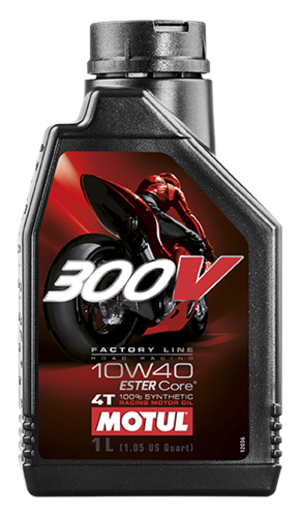 Motul 104118 FITS: 1L Synthetic-ester Oil 300V Factory Line Road Racing 10W40 Motor Oils