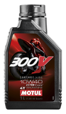 Motul 104118 FITS: 1L Synthetic-ester Oil 300V Factory Line Road Racing 10W40 Motor Oils
