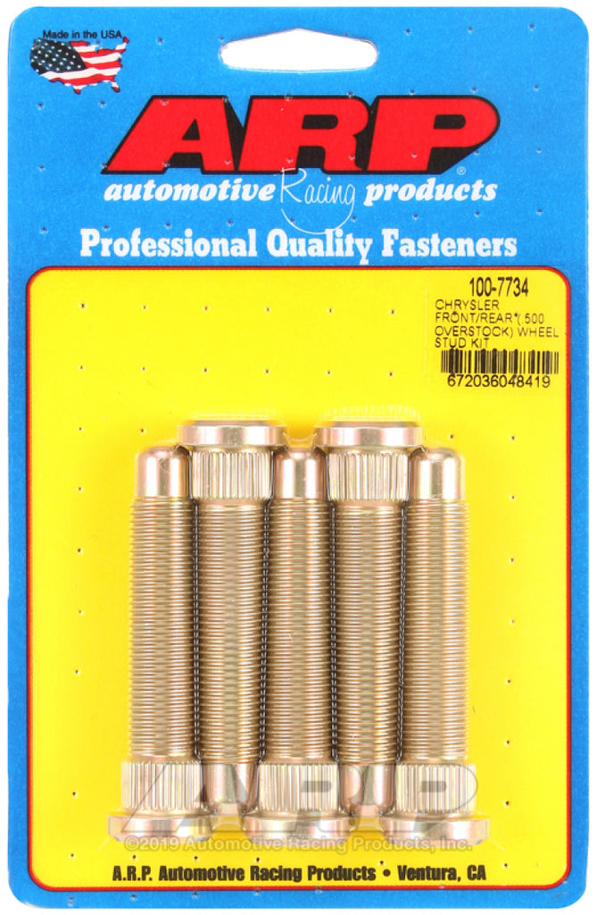 ARP 100-7733 FITS: 2015 Ford Mustang M14 1in Over Stock Length Wheel Stud Kit Wheel Studs