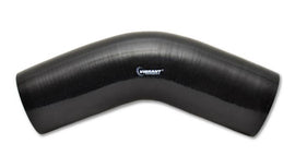 Vibrant 2759 FITS: 4 Ply Reinforced Silicone Elbow Connector 1.5in I.D. 45 deg. Elbow (BLACK) Silicone Couplers & Hoses