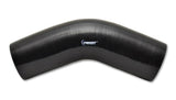 Vibrant 2759 FITS: 4 Ply Reinforced Silicone Elbow Connector 1.5in I.D. 45 deg. Elbow (BLACK) Silicone Couplers & Hoses