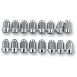 Raceline RLUG-BX14C FITS: Conical Lug Nuts 10mm x 1.25 16 Pack Chrome Wheel Accessories