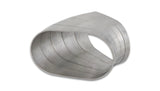 Vibrant 13575 FITS: Horizontal 304 SS Nominal 3 in. Oval / 3.75 in. Centerline Radius, 9 degree/cut -Set of 5 Steel Tubing