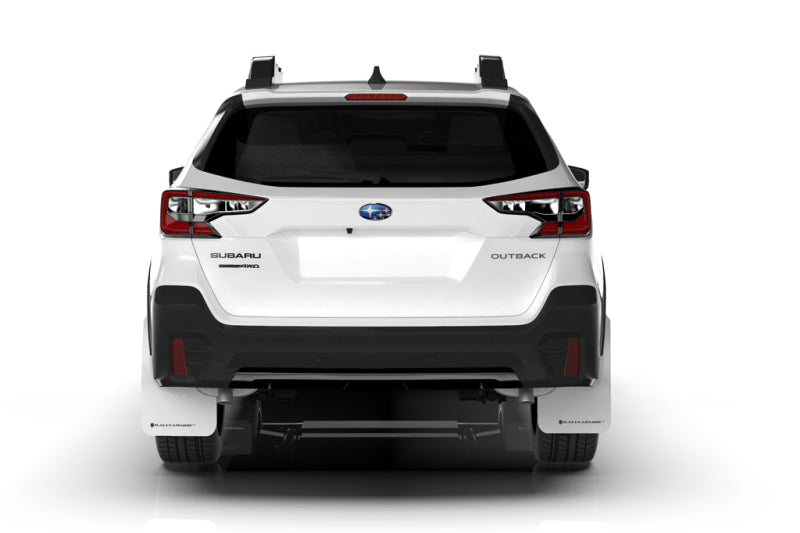 Rally Armor MF66-UR-BLK/RD FITS: 20-25 Subaru Outback Black UR Mud Flap w/Red Logo Mud Flaps