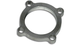 Vibrant 1439 FITS: GT series / T3 Turbo Discharge Flange (4 Bolt) with 2.5in Inlet I.D. T304 SS 1/2in Thick Flanges
