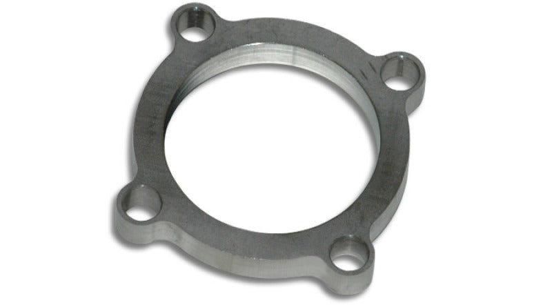 Vibrant 14390 FITS: GT series / T3 Discharge Flange (4 Bolt) with 2.5in Inlet ID Mild Steel 1/2in Thick Flanges