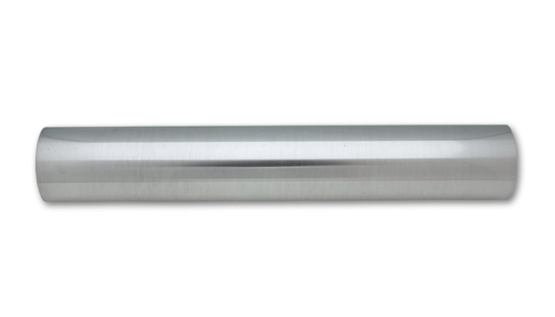 Vibrant 2885 FITS: 2in O.D. Universal Aluminum Tubing (18in long Straight Pipe) Polished Aluminum Tubing