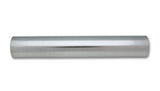 Vibrant 2173 FITS: 3in O.D. Universal Aluminum Tubing (18in long Straight Pipe) Polished Aluminum Tubing
