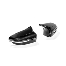 Akrapovic WM-BM/CA/3/G FITS: 2018+ BMW M5 (F90) / 2020 BMW M8 (F91/F92) Carbon Fiber Mirror Cap Set High Gloss Carbon Accessories