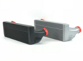 CSF 8127B FITS: 04-13 BMW 335i/xi (E90/E91/E92/E93) High Performance Stepped Core Bar/Plate Intercooler Black Intercoolers