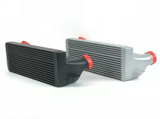 CSF 8127B FITS: 04-13 BMW 335i/xi (E90/E91/E92/E93) High Performance Stepped Core Bar/Plate Intercooler Black Intercoolers