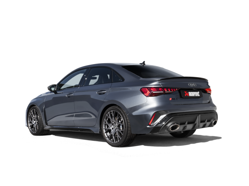 Akrapovic S-AU/TI/28H FITS: 2022+ Audi RS 3 Sedan (8Y) Evolution Line Catback Titanium Catback