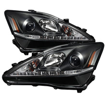 Load image into Gallery viewer, SPYDER 5080059 FITS: Lexus IS 250/350 2006-2010 Projector Headlights DRL Black PRO-YD-LIS06-DRL-BK Headlights