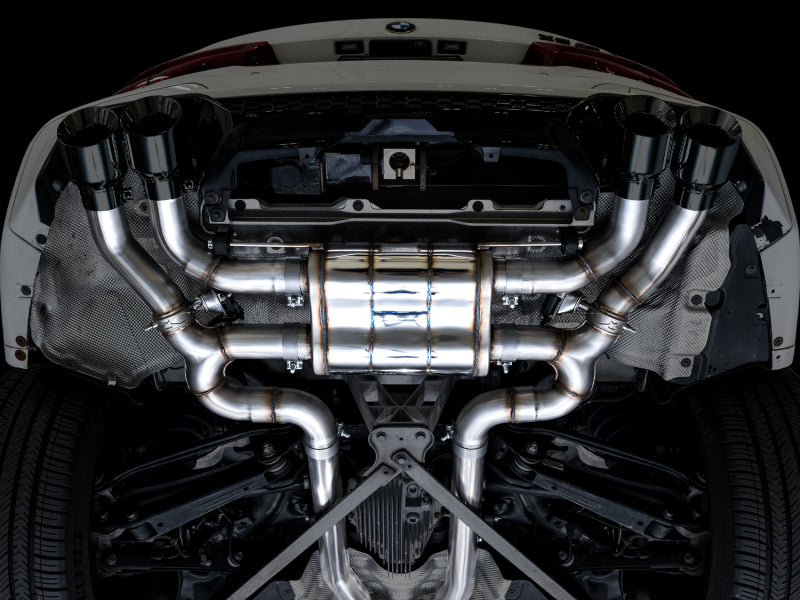 AWE Tuning 3025-43301 FITS: 20-25 BMW X3 M/M Comp (F97) AWD SwitchPath Axle-back Exhaust Diamond Black Tips Axle Back