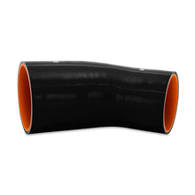 Load image into Gallery viewer, Mishimoto MMCP-R45-30375BK FITS: Silicone Couplers &amp; Hoses FITS: Silicone Reducer Coupler 45 Degree 3in to 3.75in Black Silicone Couplers &amp; Hoses