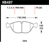 Hawk 04-06 Audi TT Quattro / 04-05 VW Golf R32 Perf Ceramic Street Front Brake Pads