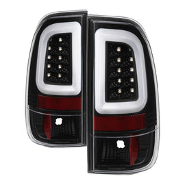 SPYDER 5084712 FITS: 08-16 Ford Super Duty F-250 V3 Light Bar LED Tail Lights Black (ALT-YD-FS07V3-LBLED-BK) Tail Lights