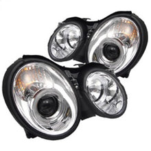 Load image into Gallery viewer, SPYDER 5011183 FITS: Mercedes Benz CLK 98-02 Projector Headlights Halogen Model- LED Halo Chrm PRO-YD-MBCLK98-HL-C Headlights