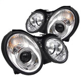 SPYDER 5011183 FITS: Mercedes Benz CLK 98-02 Projector Headlights Halogen Model- LED Halo Chrm PRO-YD-MBCLK98-HL-C Headlights