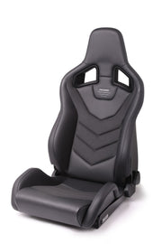 Recaro 410.2GT.3167 FITS: Sportster GT Passenger Seat Black Leather/Carbon Weave Reclineable Seats