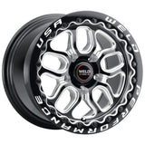 Weld S907B0063P50 FITS: S907 15X10 Laguna Beadlock 5X120.7 ET50 BS7.50 Gloss Black MIL Dia 78.1 Wheels Cast