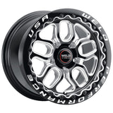 Weld S907B0067P25 FITS: S907 15X10 Laguna Beadlock 5X114.3 ET25 BS6.5 Gloss Black MIL Dia 78.1 Wheels Cast
