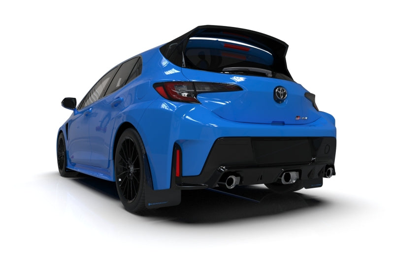 Rally Armor MF89-UR-BLK-NB FITS: 23-25 Toyota GR Corolla Black Mud Flap w/Light Blue Logo Mud Flaps