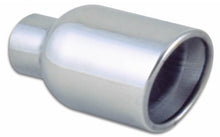 Load image into Gallery viewer, Vibrant 1343 FITS: 3in ID Dual 4in OD Round SS Tips (Double Wall, Angle Cut) Tips